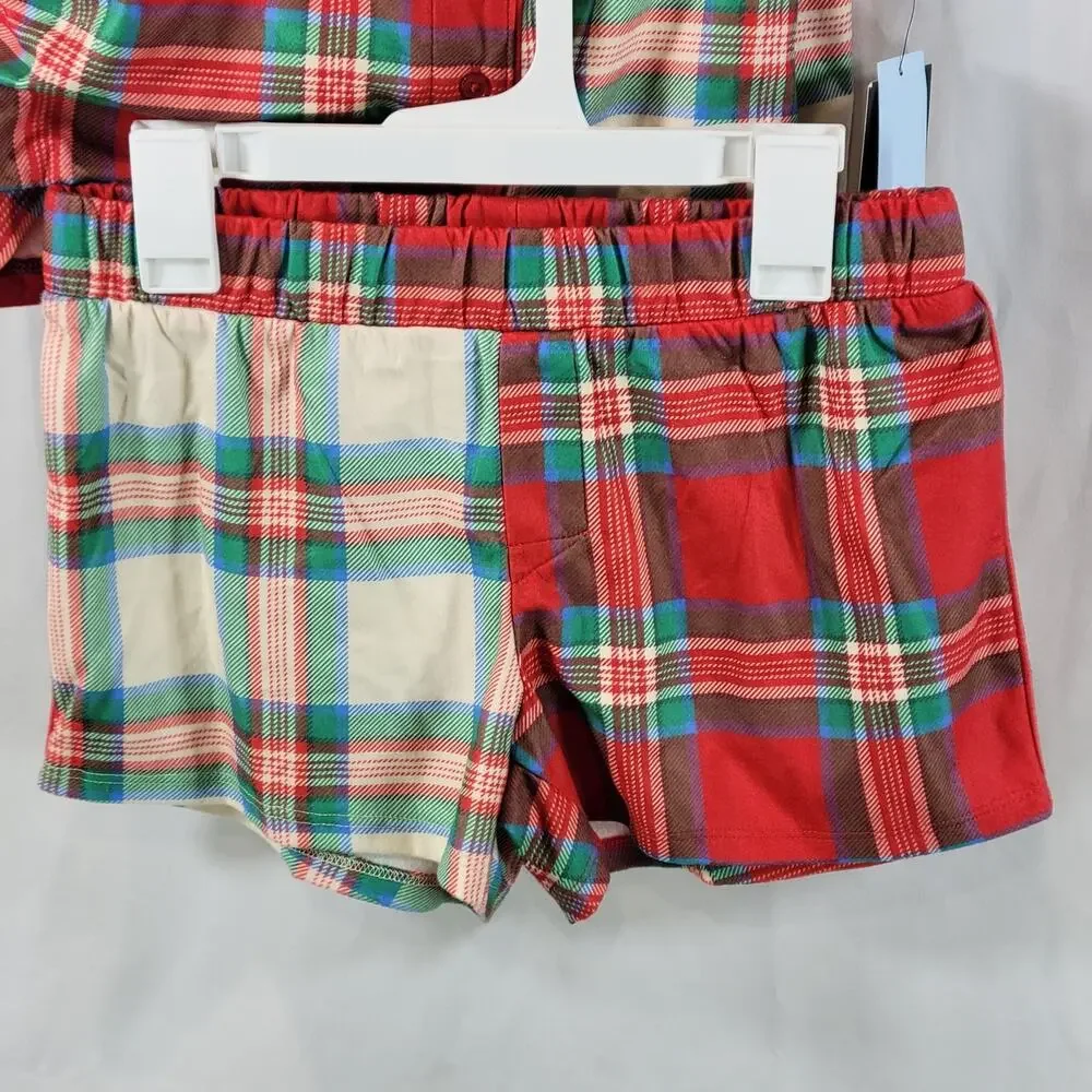 Art Class Short Sleeve Holiday Pajamas, Multi-color, Youth Sz M, NWT